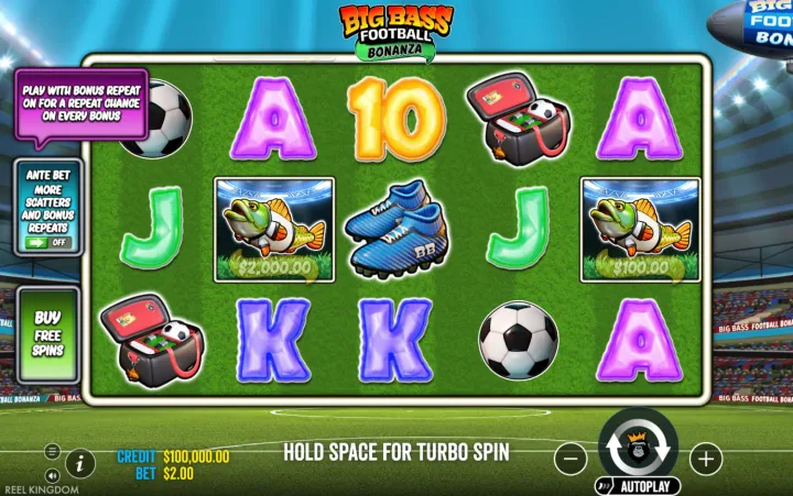 Big Bass Football Bonanza screenshot 1